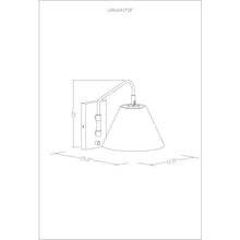 Load image into Gallery viewer, Rattan + Gold Sconce