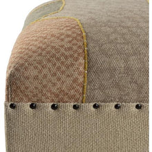 Load image into Gallery viewer, Camel Cotton Ottoman