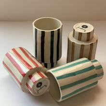 Load image into Gallery viewer, Kaya Striped Ceramic Cups by Justina Blakeney®
